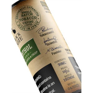 Black note menthol blend 30ml 2
