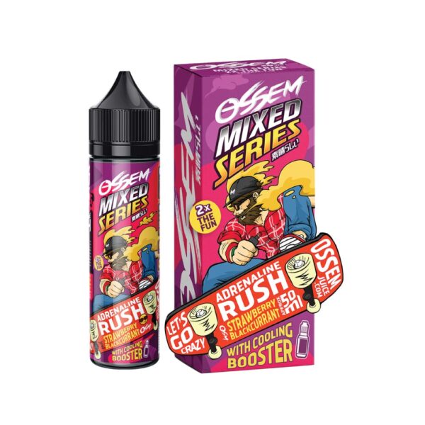 Ossem Adrenaline Rush Strawberry Blackcurrant 60ml 1