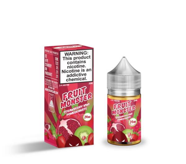 Monster Vape | Fruit Monster | Strawberry Kiwi Pomegranate Salt 30ml