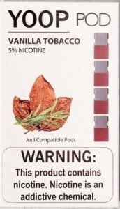 Yoop pod vanilla tobacco salt nic-0