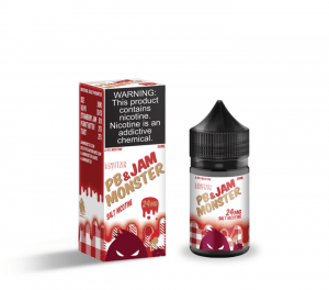 Monster vape | pb & jam monster | strawberry salt 30ml |