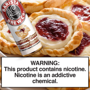 Barista brew co. Raspberry cream cheese danish 60ml 1