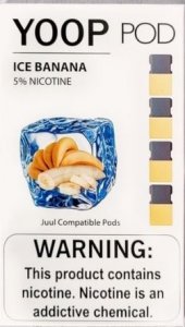 Yoop pod ice banana salt nic-0