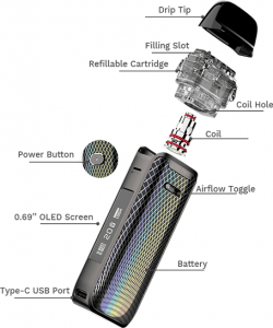 Vaporesso luxe pm40 pod mod kit-4770