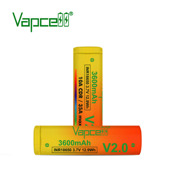 VAPCELL | Bateria VAPCELL V2.0 10A 18650 3600mAh