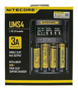 Carregador nitecore ums4-0