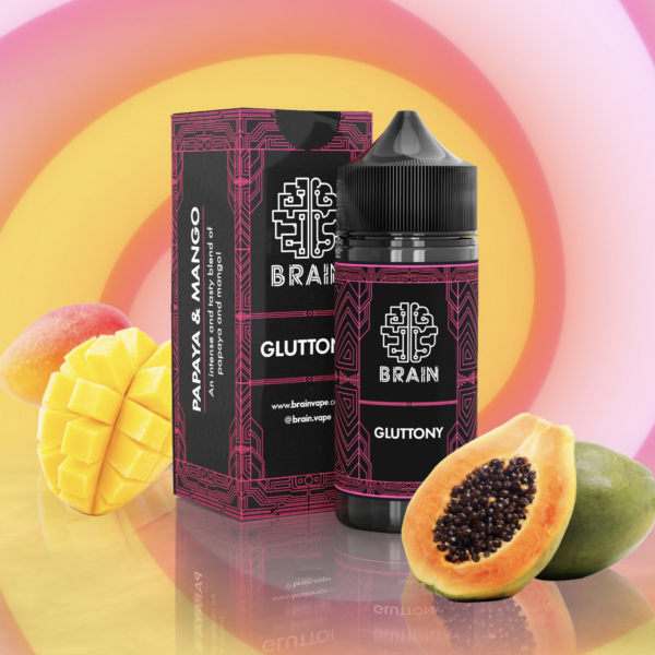 Brain Gluttony Salt | Papaia e Manga 15ml/30ml