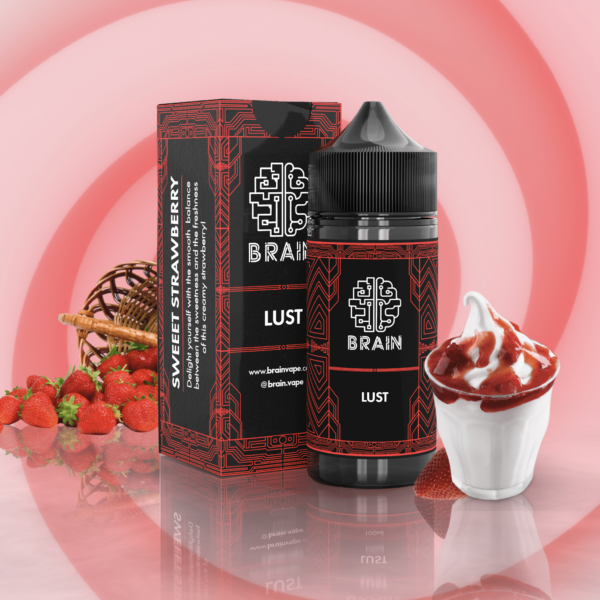 Brain Lust Salt | Morango Cremoso 15ml/30ml