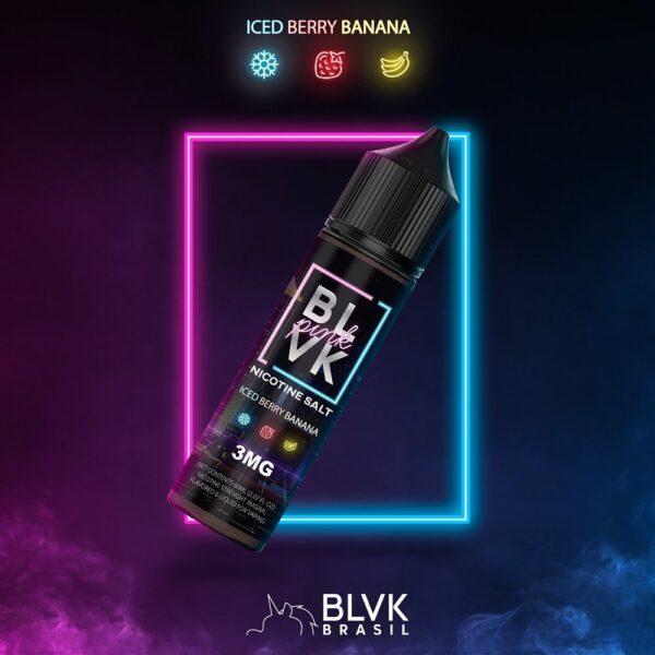 BLVK | Pink Iced Berry Banana 60ml