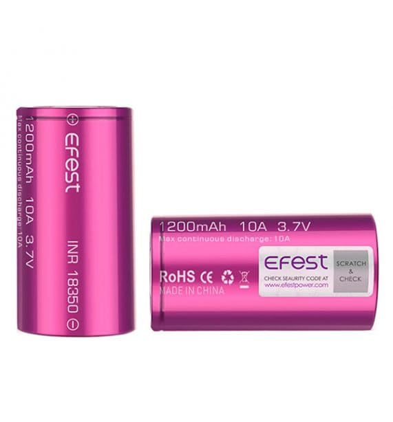 Efest | Bateria 18350 1200mAh 10A