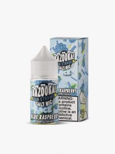 Bazooka! Sour Straws - Blue Raspberry Ice Salt 30ml