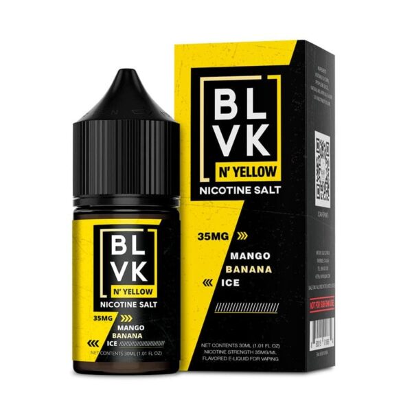 BLVK | N' Yellow | Mango Banana Ice Salt 30ml