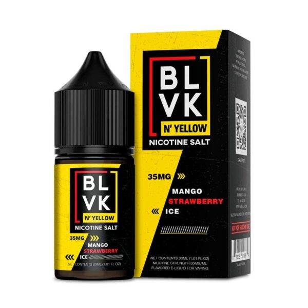 BLVK | N' Yellow | Mango Strawberry Ice Salt 30ml