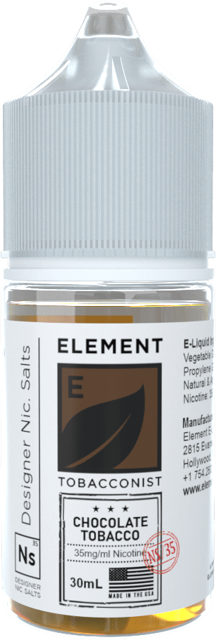 Element | Tobacconist | Chocolate Tobacco Salt 30ml
