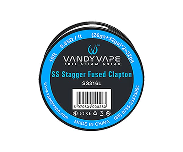 Vandy Vape | Fio SS Stagger Fused Clapton SS316L