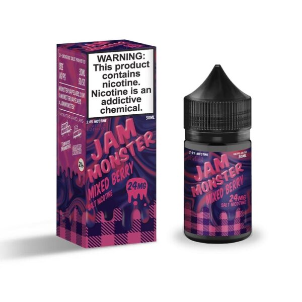 Monster Vape | Jam Monster | Mixed Berry Salt 30ml