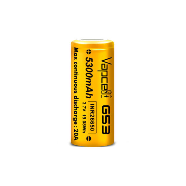 Vapcell | Bateria G53 5300mAh 26650 20A
