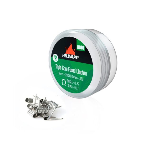 Hellvape | Coil Triple Core Fused Clapton Ni80
