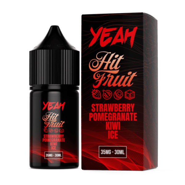Yeah | Hit Fruit | Strawberry Pomegranate Kiwi Ice Salt 30ml