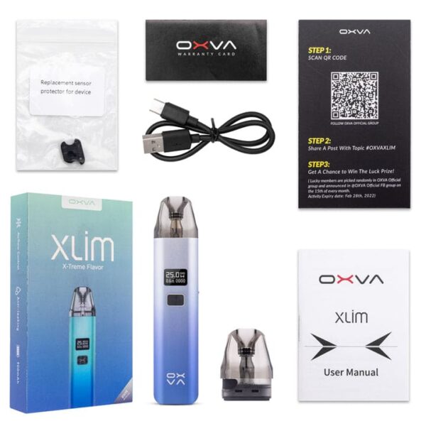 Oxva | Xlim Pod Kit Com Cartucho V2