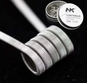 NK Coils | 3 Core Parallel Fused Clapton Coil (6pçs)