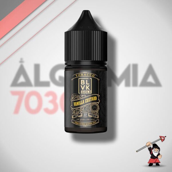 BLVK | Gold | Vanilla Custard Salt 30ml