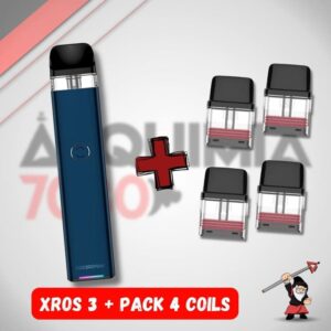 Vaporesso | Xros 3 Pod Kit + Pack de Coil