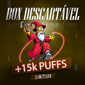 Box alquimista | pod descartável com mais de 15. 000 puffs