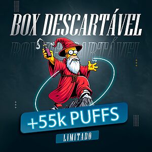 Box Alquimista | Pod Descartável com Mais de 55.000 Puffs