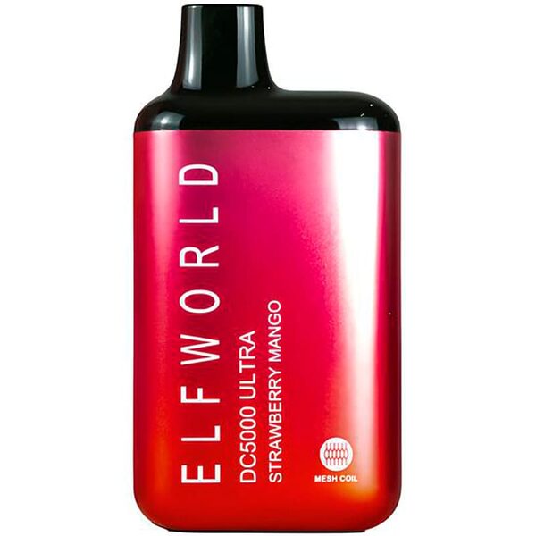 Elfworld DC5000 Ultra Pod Descartavel 5000 Puffs strawberry mango