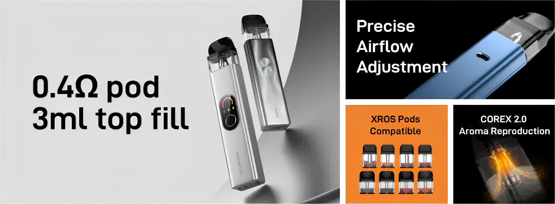 Alquimia7030 vaporesso xros mini 4 pod kit imagens