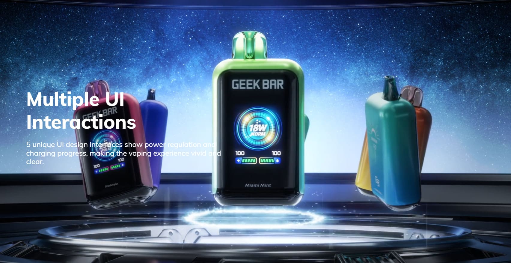 Geekbar skyviwer ui multiple