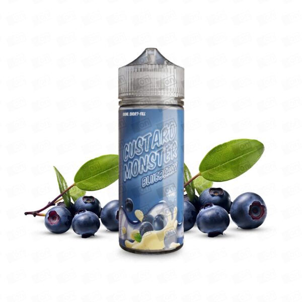 Líquido Vape Custard Monster Freebase - Blueberry