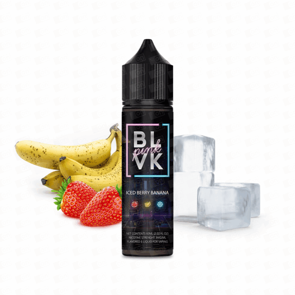 Líquido Blvk Pink Freebase - Iced Berry Banana