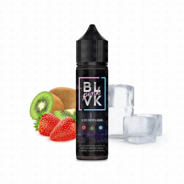 Líquido Blvk Pink Freebase - Iced Berry Kiwi