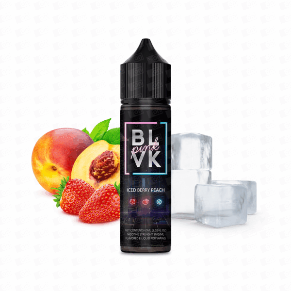 Líquido Blvk Pink Freebase - Iced Berry Peach