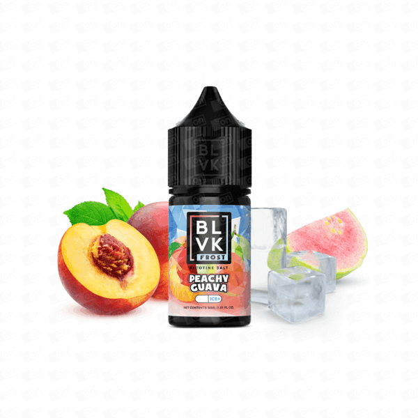 Líquido Blvk Frost NicSalt - Peachy Guava