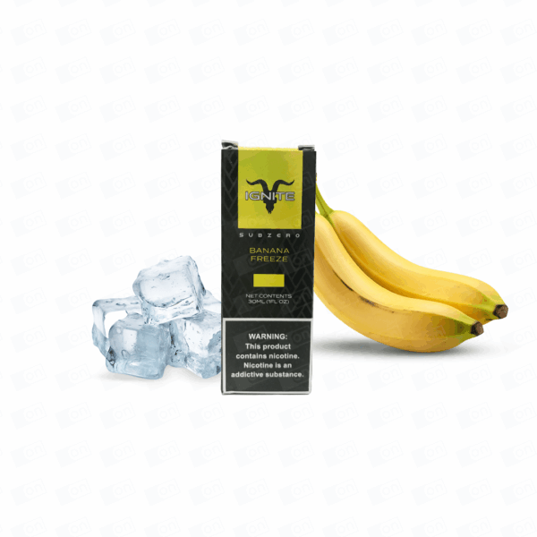 Líquido Ignite Subzero NicSalt - Banana Freeze