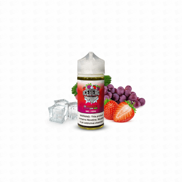 Líquido Iceberg Freebase - Ice Strawberry Grape Low Mint