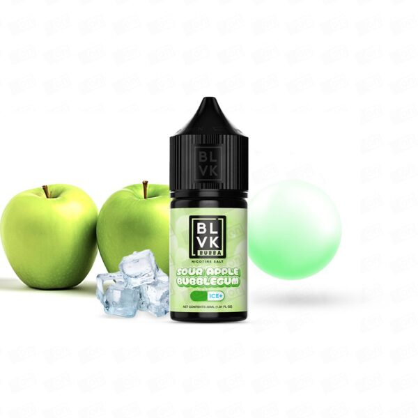 Líquido Blvk Bubba NicSalt - Sour Apple Bubblegum 30ml