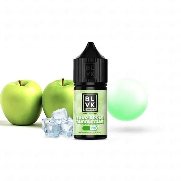 Líquido Blvk Bubba NicSalt - Sour Apple Bubblegum 30ml