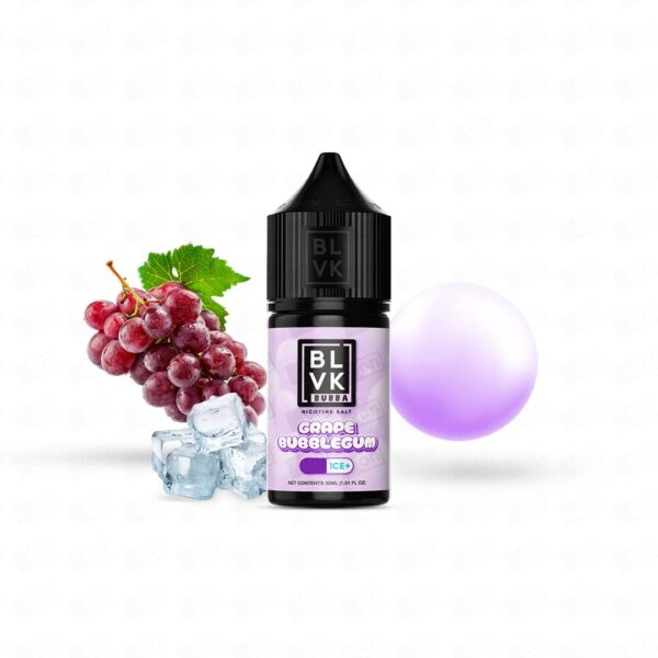 Líquido Blvk Bubba NicSalt - Grape Bubblegum 30ml