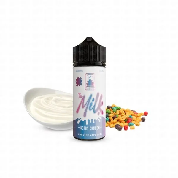 Líquido Vape Monster e The Milk Freebase - Berry Crunch