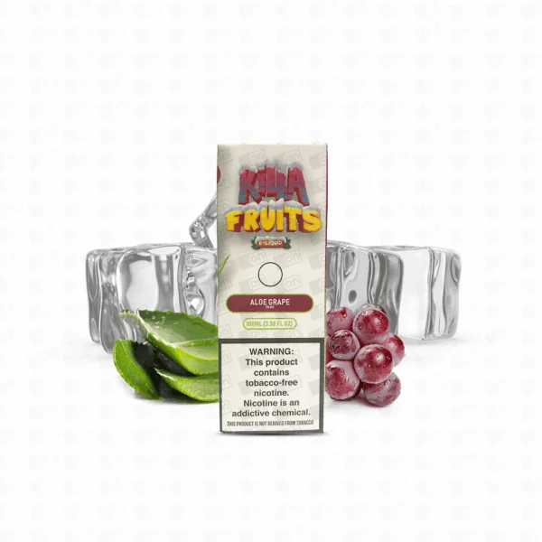 Líquido Killa Fruits Ice Freebase - Aloe Grape