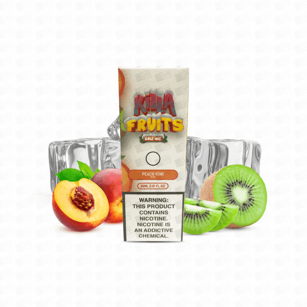 Líquido Killa Fruits Ice NicSalt - Peach Kiwi