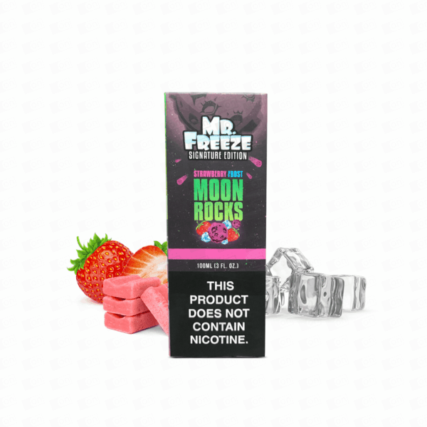 Líquido Mr Freeze Menthol Freebase - Strawberry Frost Moon Rocks