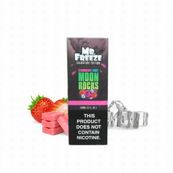 Líquido Mr Freeze Menthol Freebase - Strawberry Frost Moon Rocks