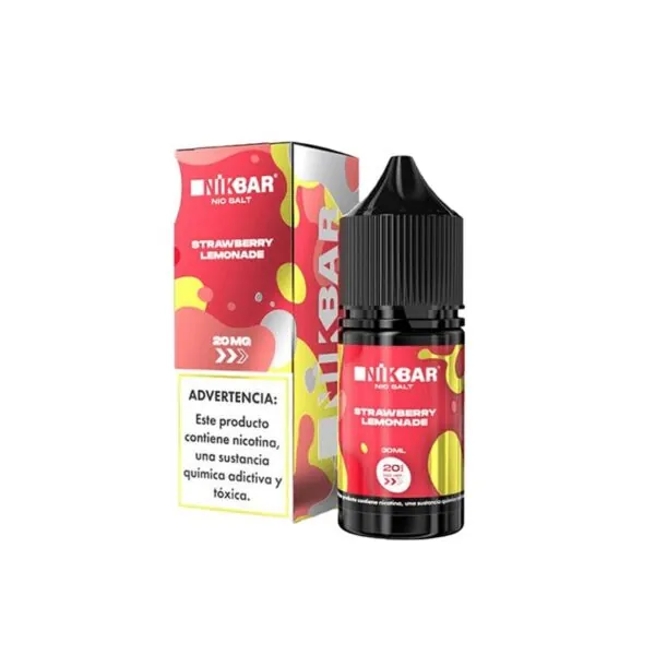 Líquido Nikbar NicSalt - Strawberry Lemonade