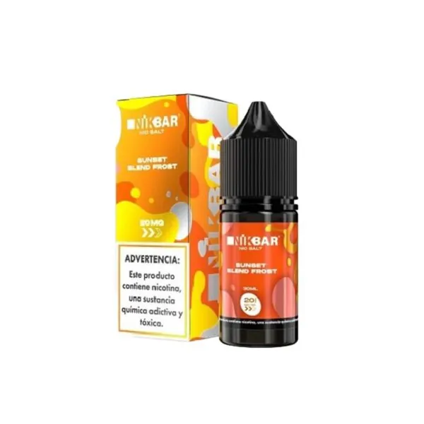 Líquido Nikbar NicSalt - Sunset Blend Frost