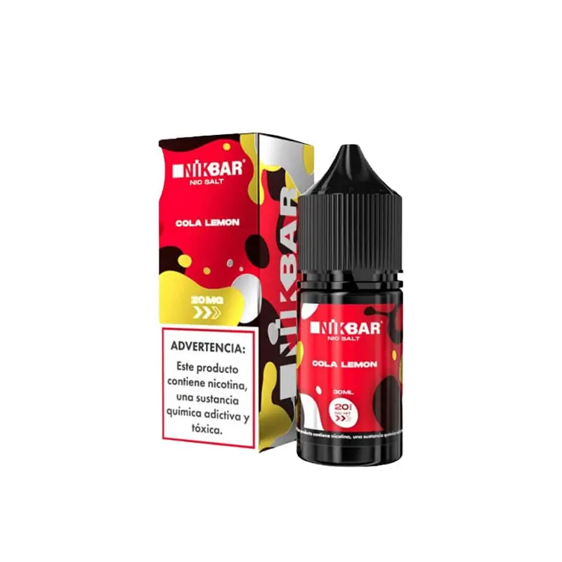 Líquido Nikbar NicSalt - Cola Lemon